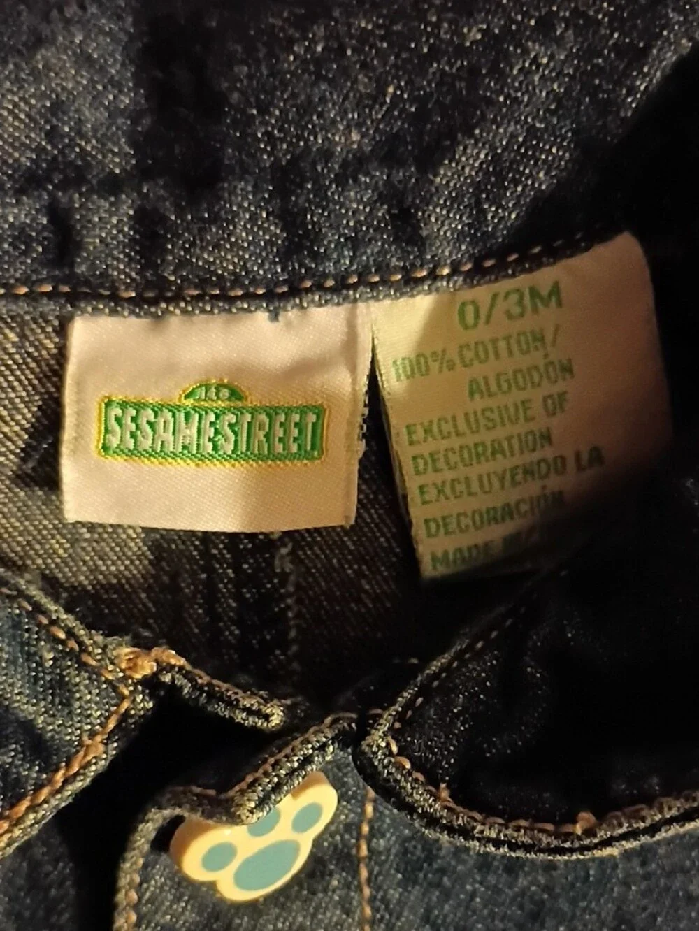 Sesame Street embroidered one look